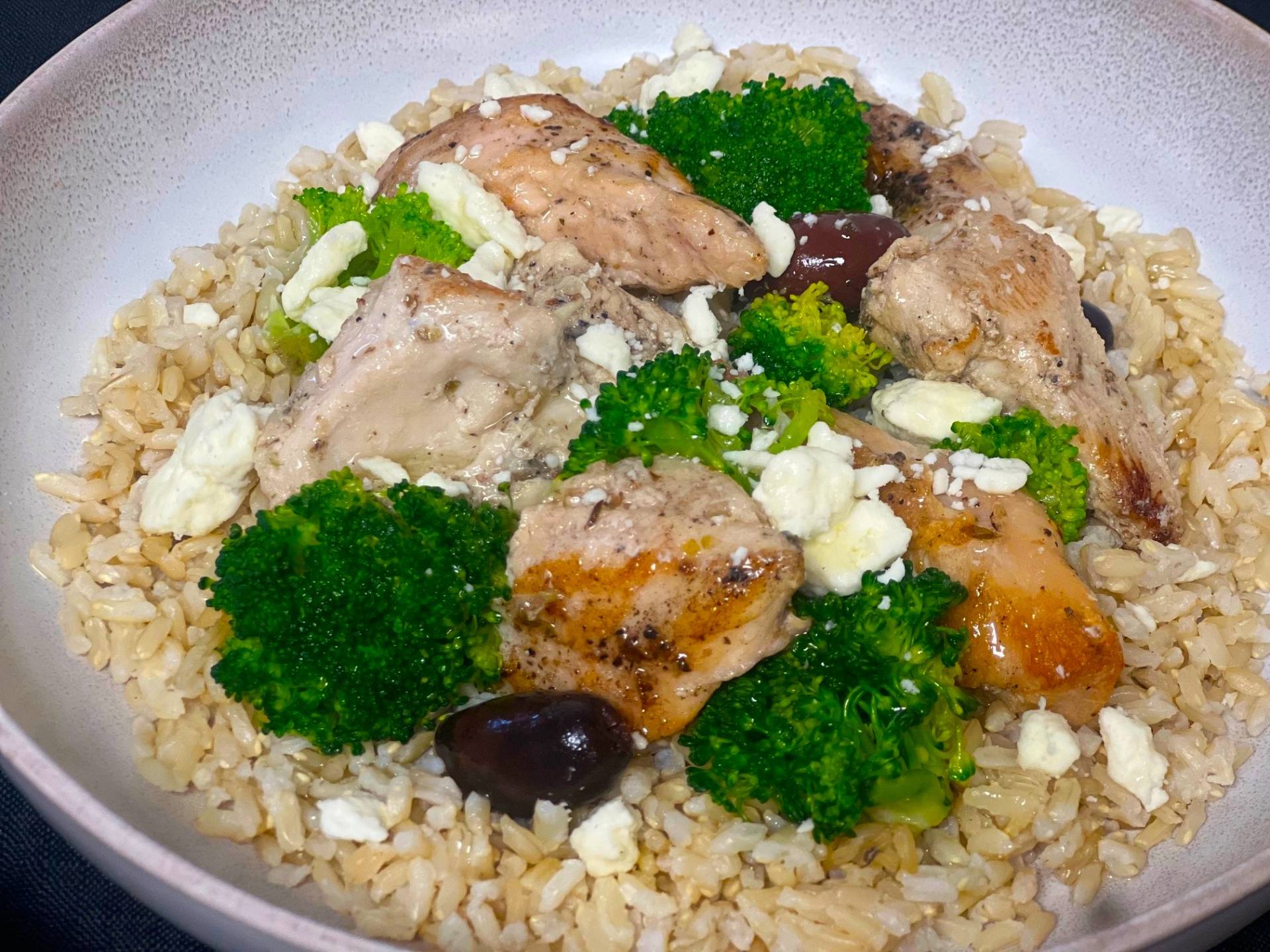 Grilled Chicken & Herbed Rice