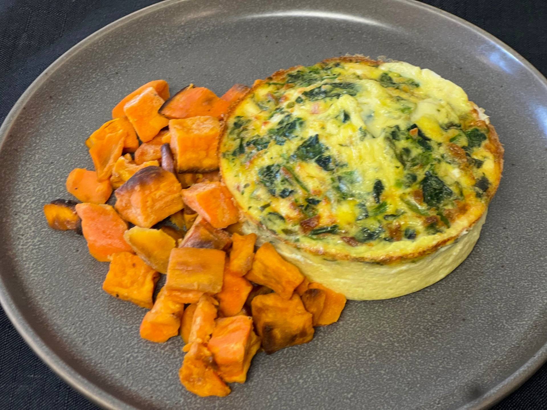 Spinach, Tomato & Feta Omelette