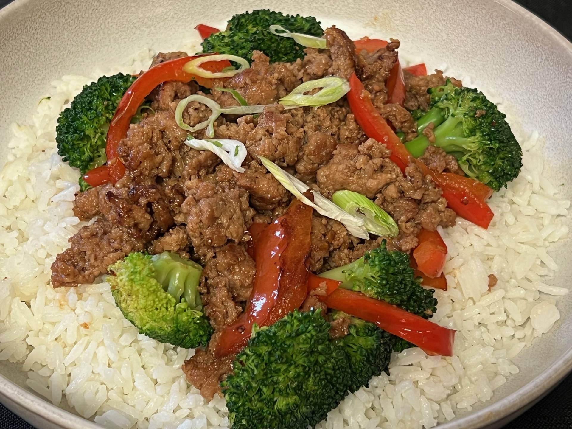 Ground Turkey Stir fry