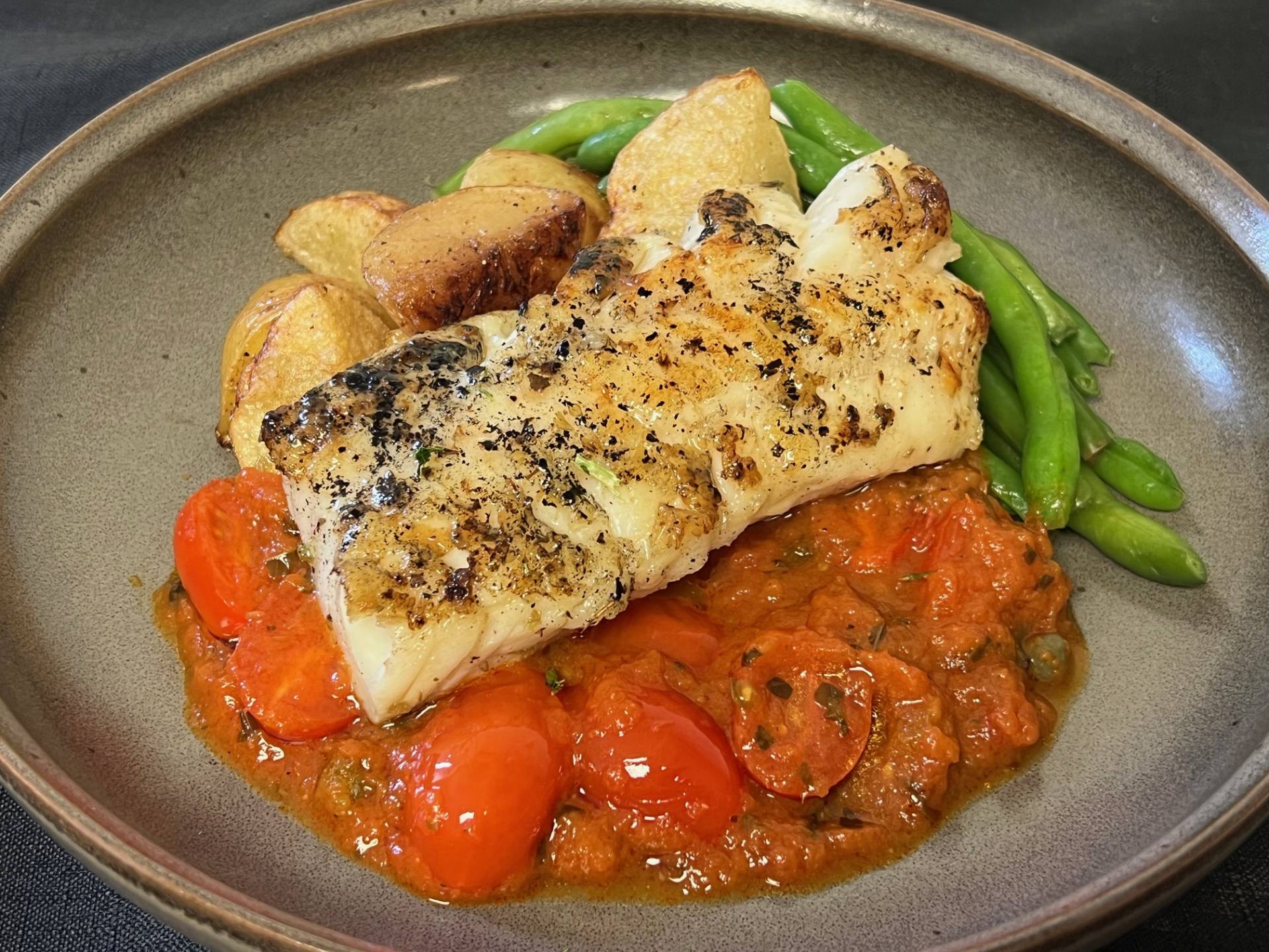 Tomato Basil Cod