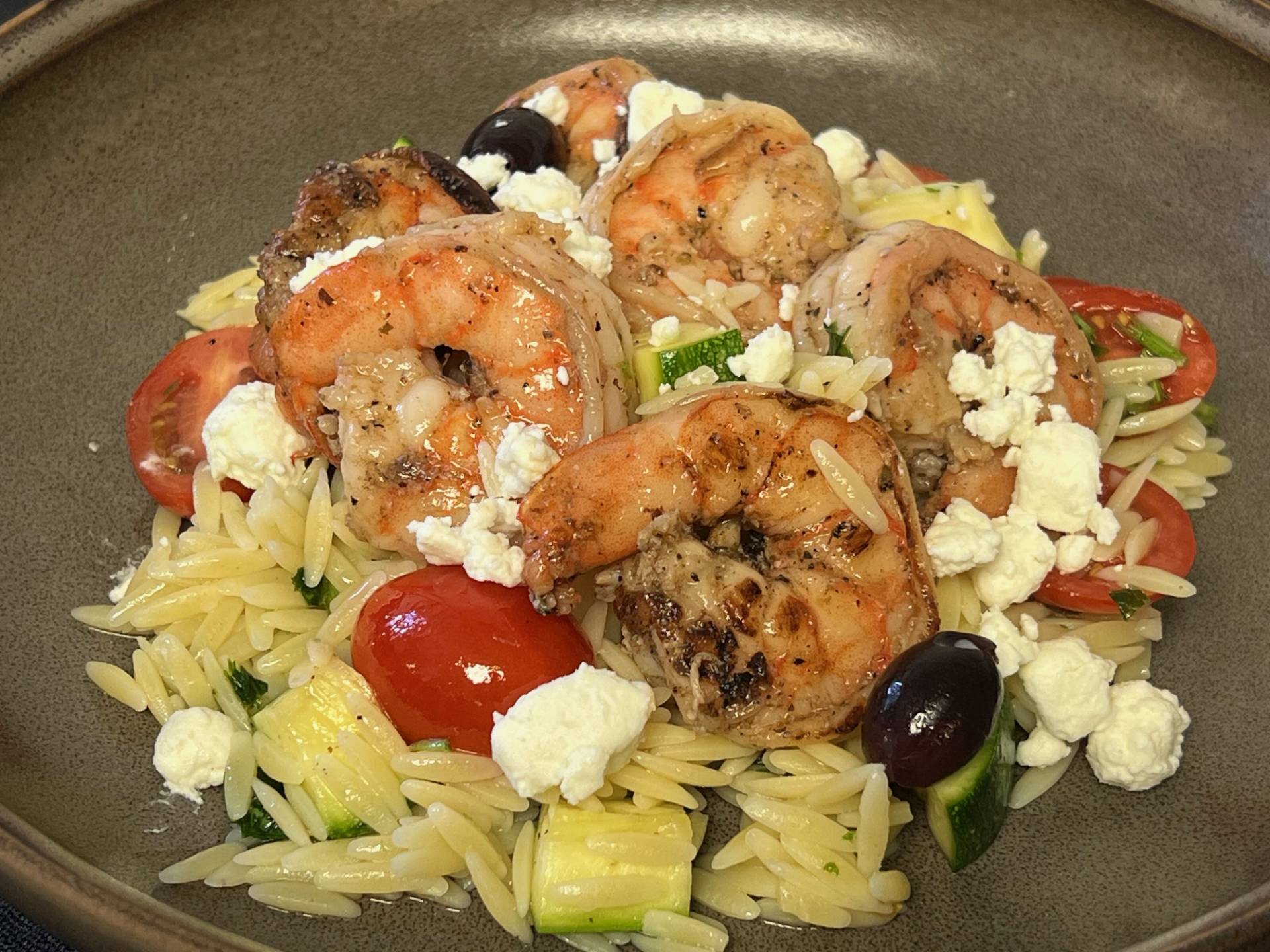 Lemon Shrimp & Orzo