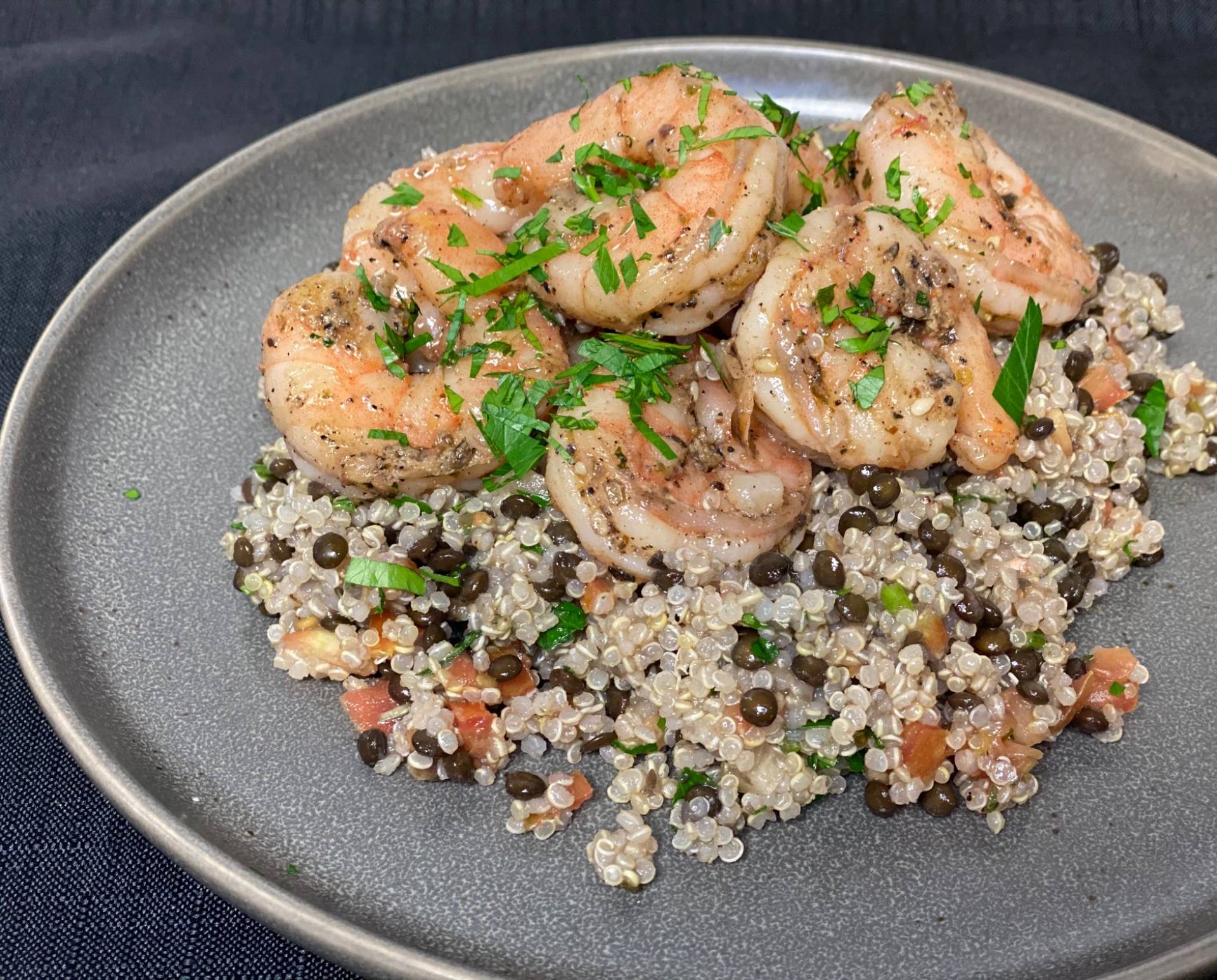 Grilled Shrimp & Quinoa Bowl